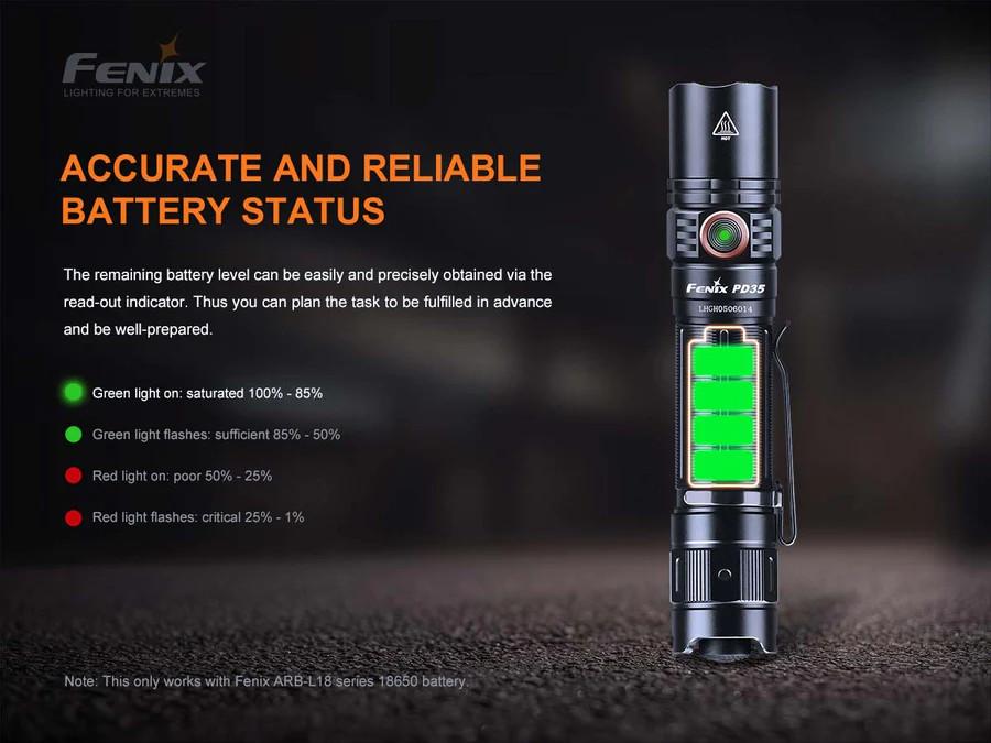 Fenix PD35 V3.0 1700 Lumen Flashlight