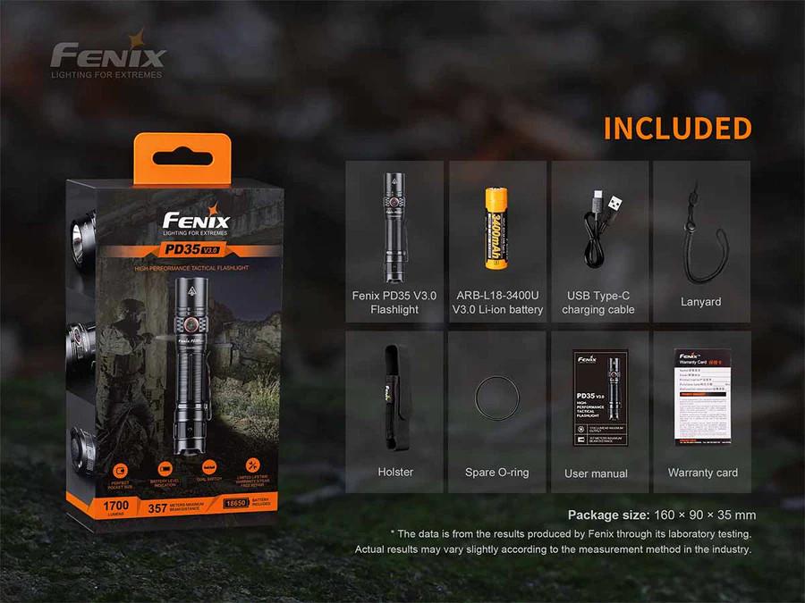 よみさん専用 fenix pd35v3.0 18650 3400mAh Fenix PD35 V3.0 1700 Lumen Flashlight
