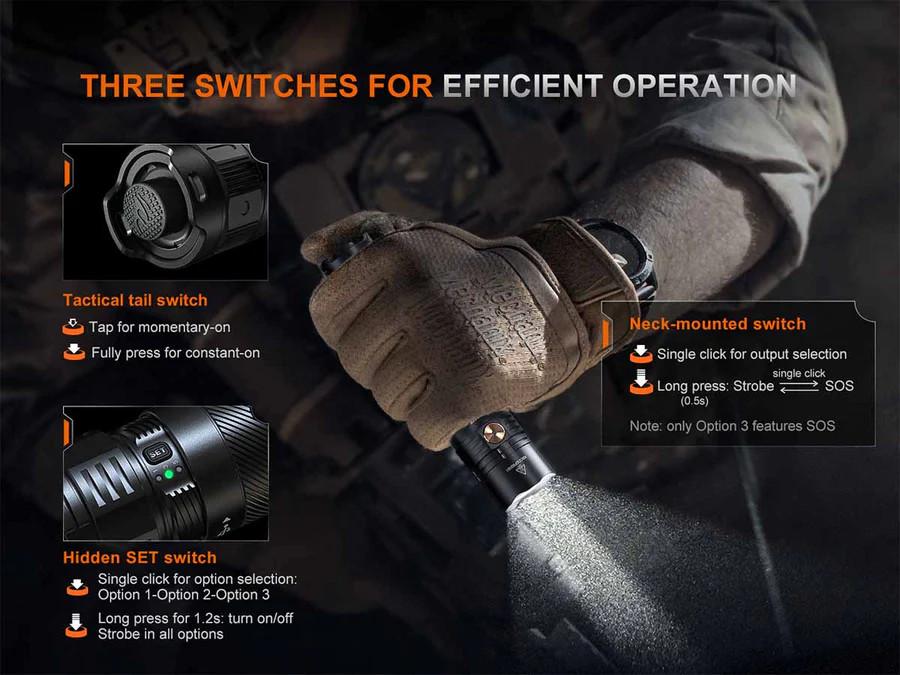 Fenix PD36R ACE 3000 Lumen Rechargeable Flashlight