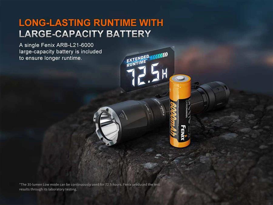 Fenix TK21R Rechargeable 3600 Lumen Tactical Flashlight
