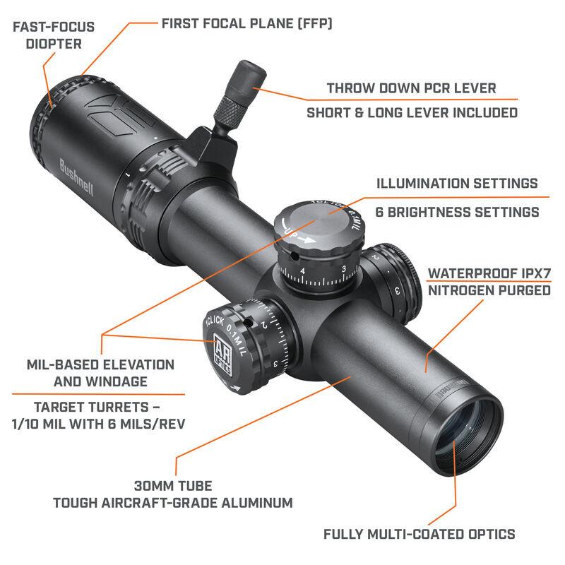 Bushnell AR Optics 1-4x24 Illuminated FFP Riflescope