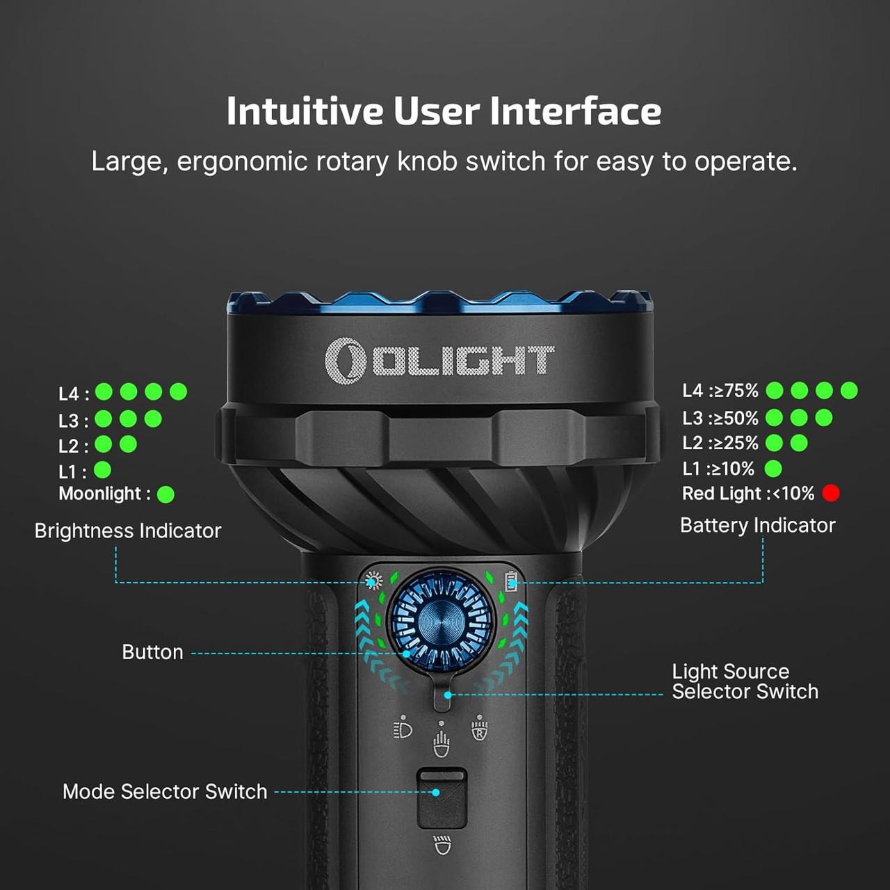 Olight Marauder Mini 2 Compact Powerful 10k Lumen Flashlight