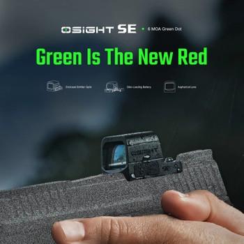 Olight Osight SE 6 MOA Green Dot Reticle Enclosed Optic Sight