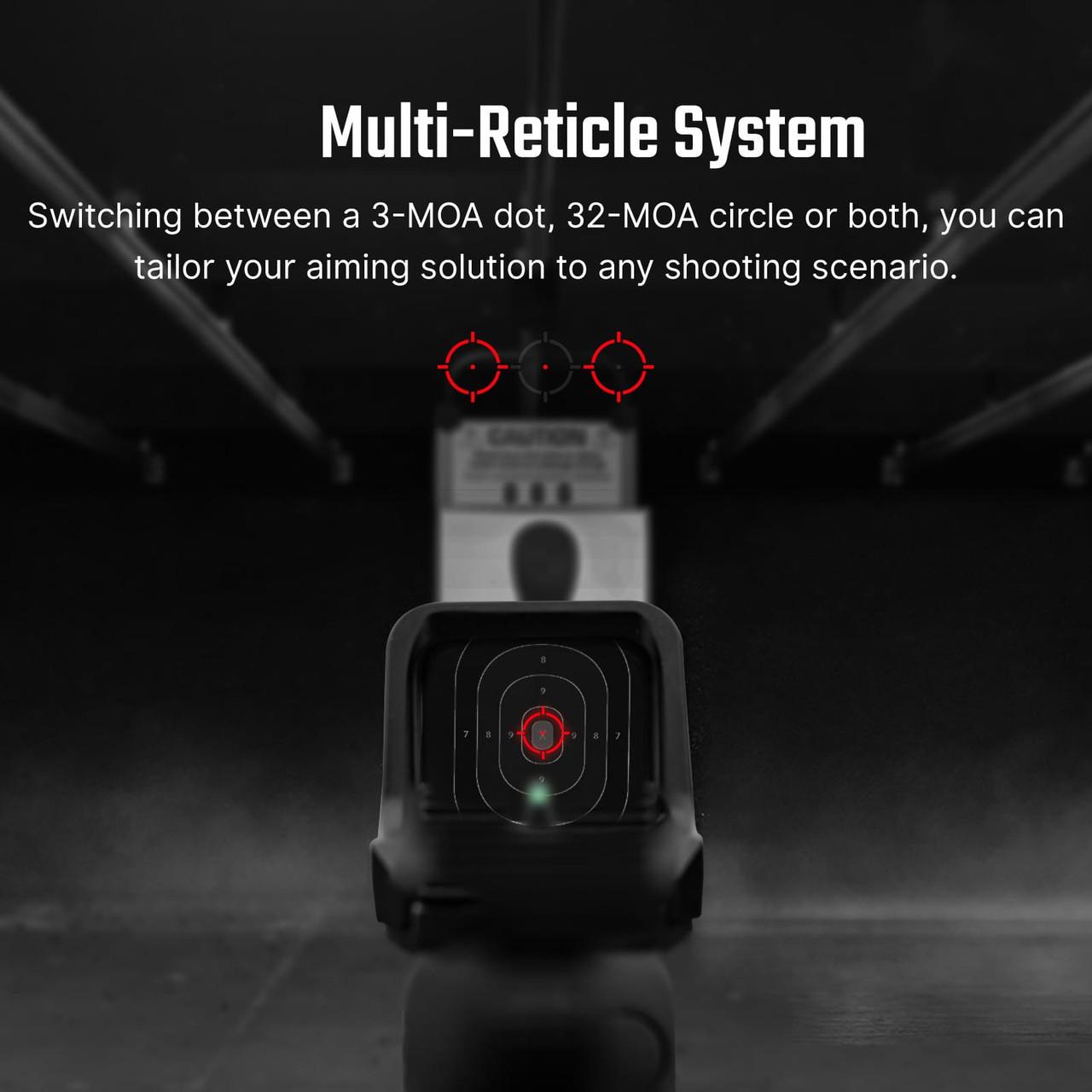 Osight C Open Reflex Optic with Replaceable Side-Loading Battery