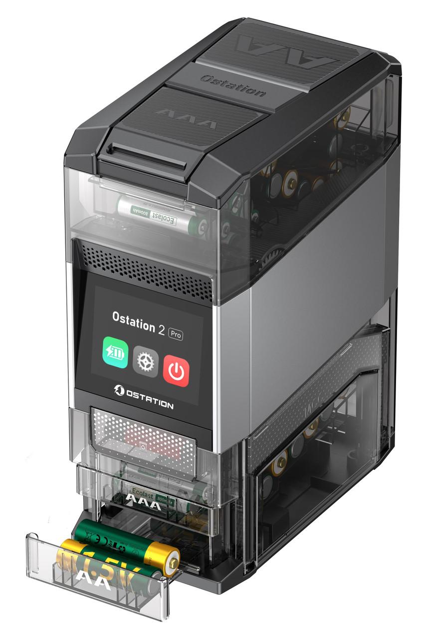 Ostation 2 Pro Series 3-in-1 Smart Battery Hub for AA & AAA