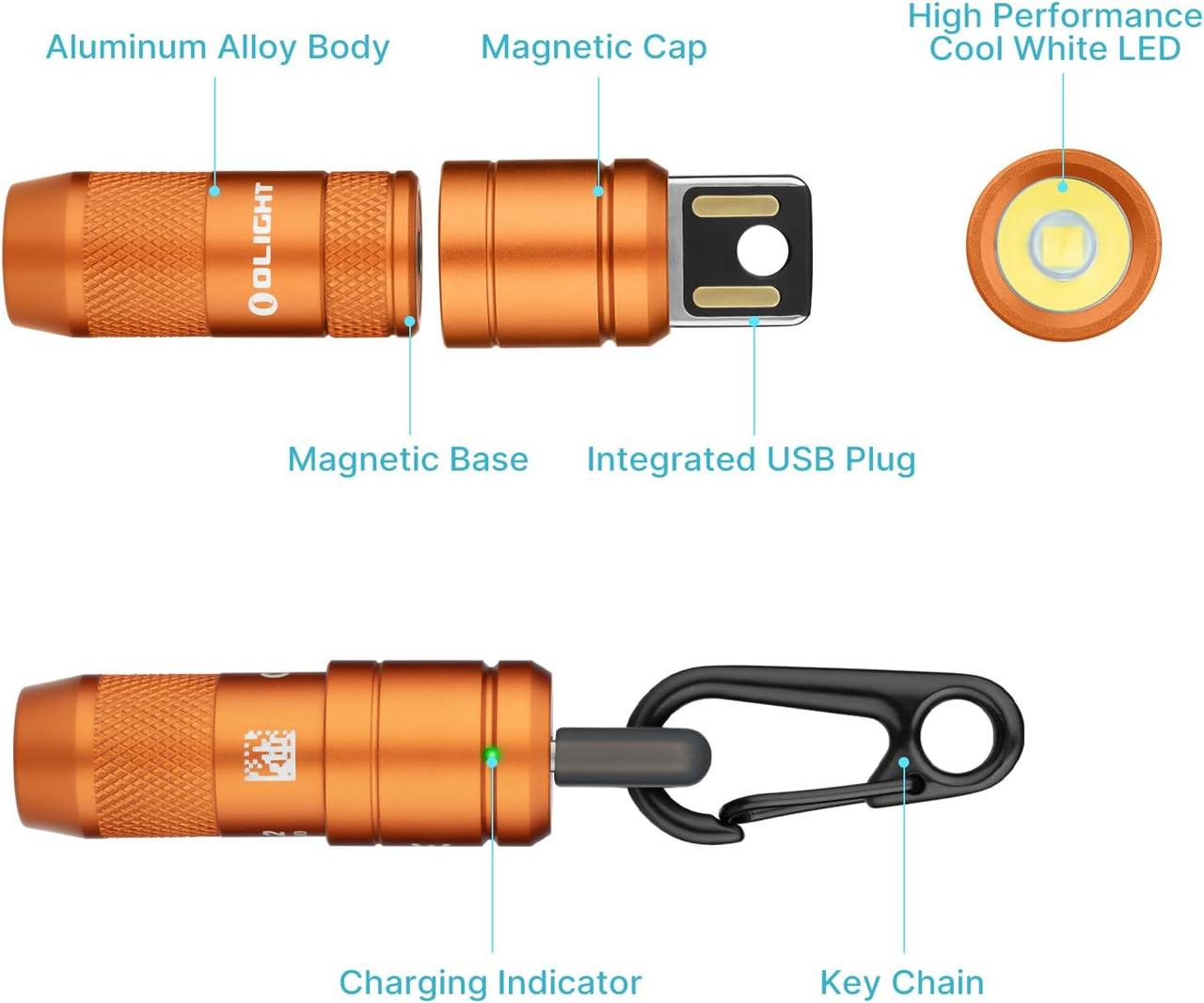 Imini Olight Imini 2 Rechargeable 50 Lumen Mini Keychain Flashlight