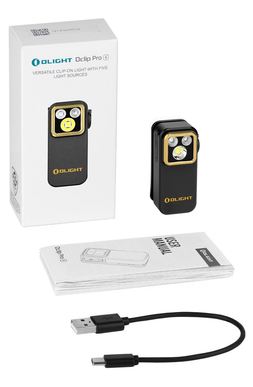 Olight Oclip Pro S 600 Lumen 5-1 Lighting Clip-on Flashlight