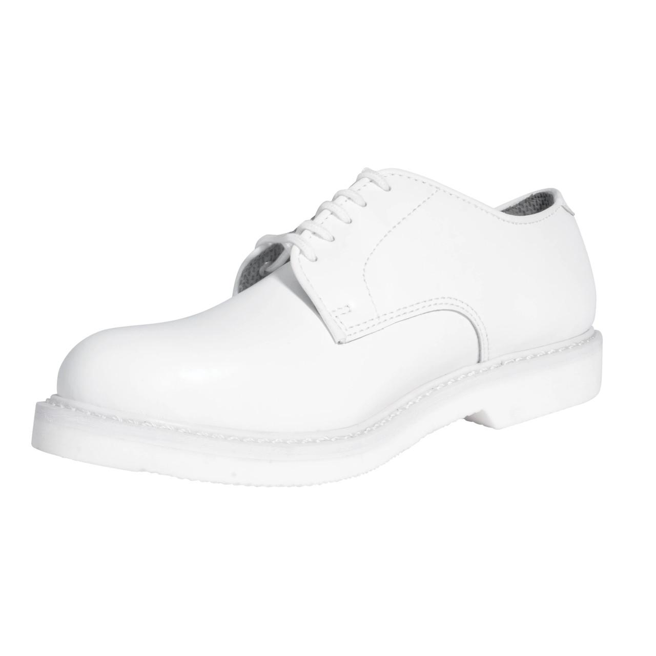 Rothco Military Uniform Oxford Leather Shoes - White