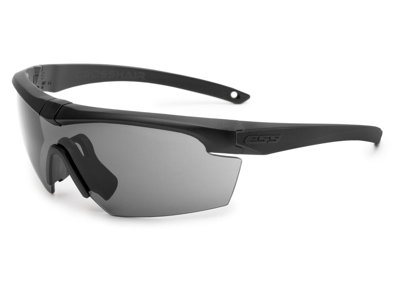 ESS CROSS SERIES アイウェア サングラス　EE9014 ESS Crosshair Ballistic Glasses 2x Black w/Clear & w/Smoke Gray