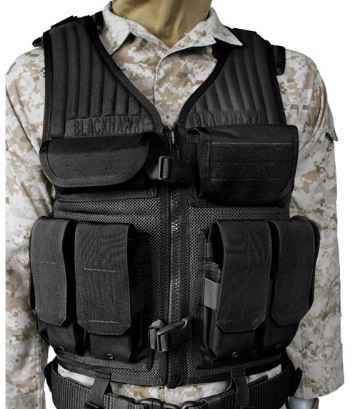 【美品】OHGA MOKE VEST ブラック blackhawk-omega-elite-tactical