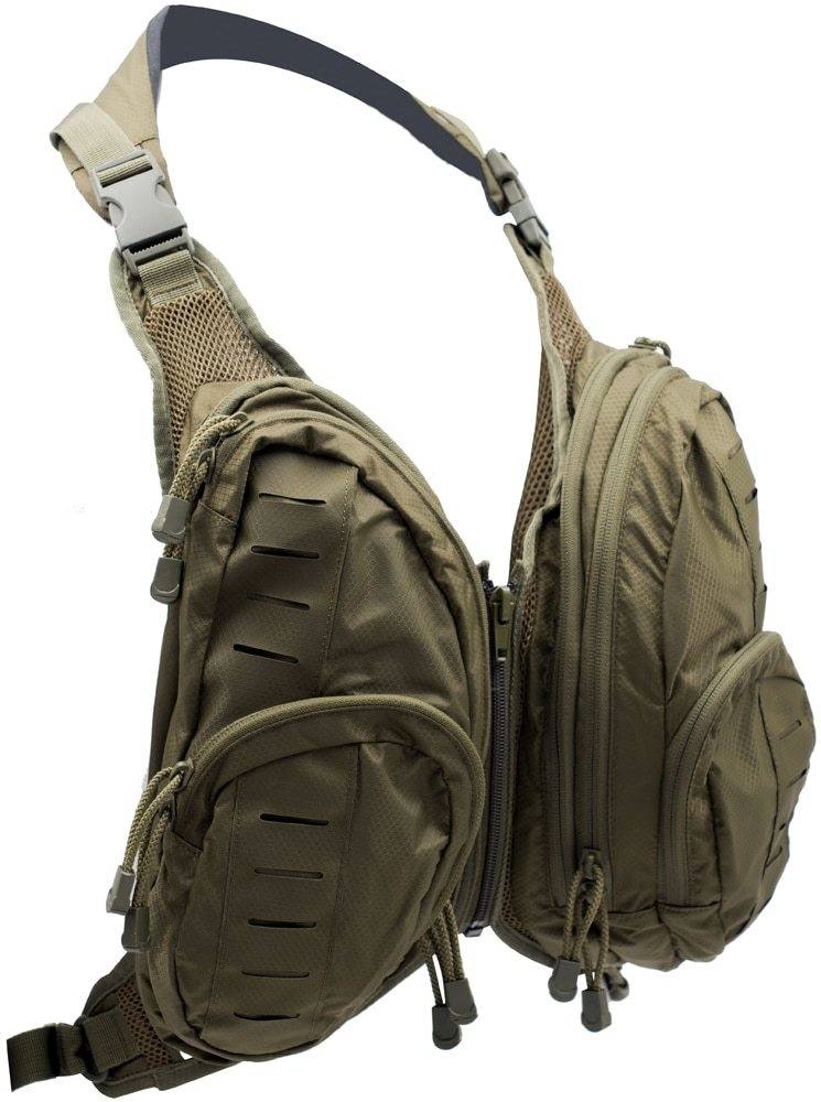 TOPTACPRO Tatcical Chest Rig Bag Chest Recon Bag MOLLE Front Shoulder Strap  Pack