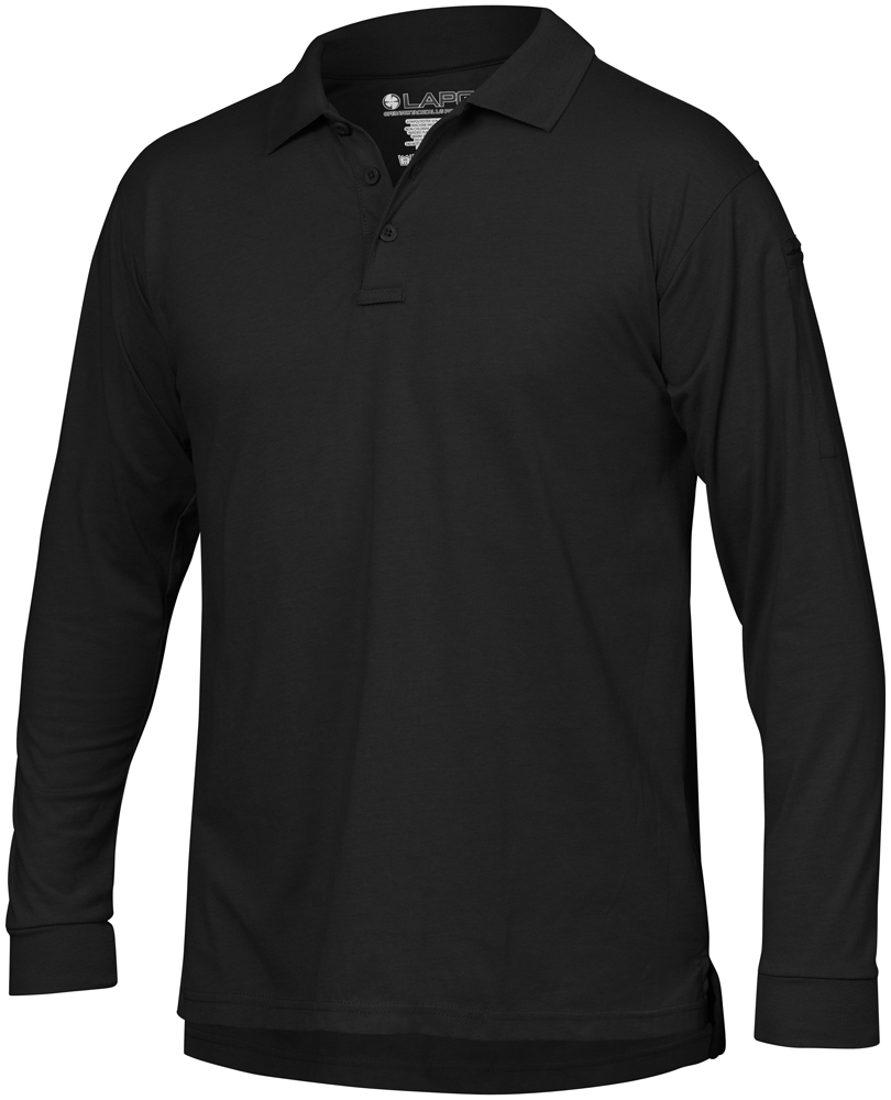 LA Police Gear Operator Tactical L/S Polo Shirt
