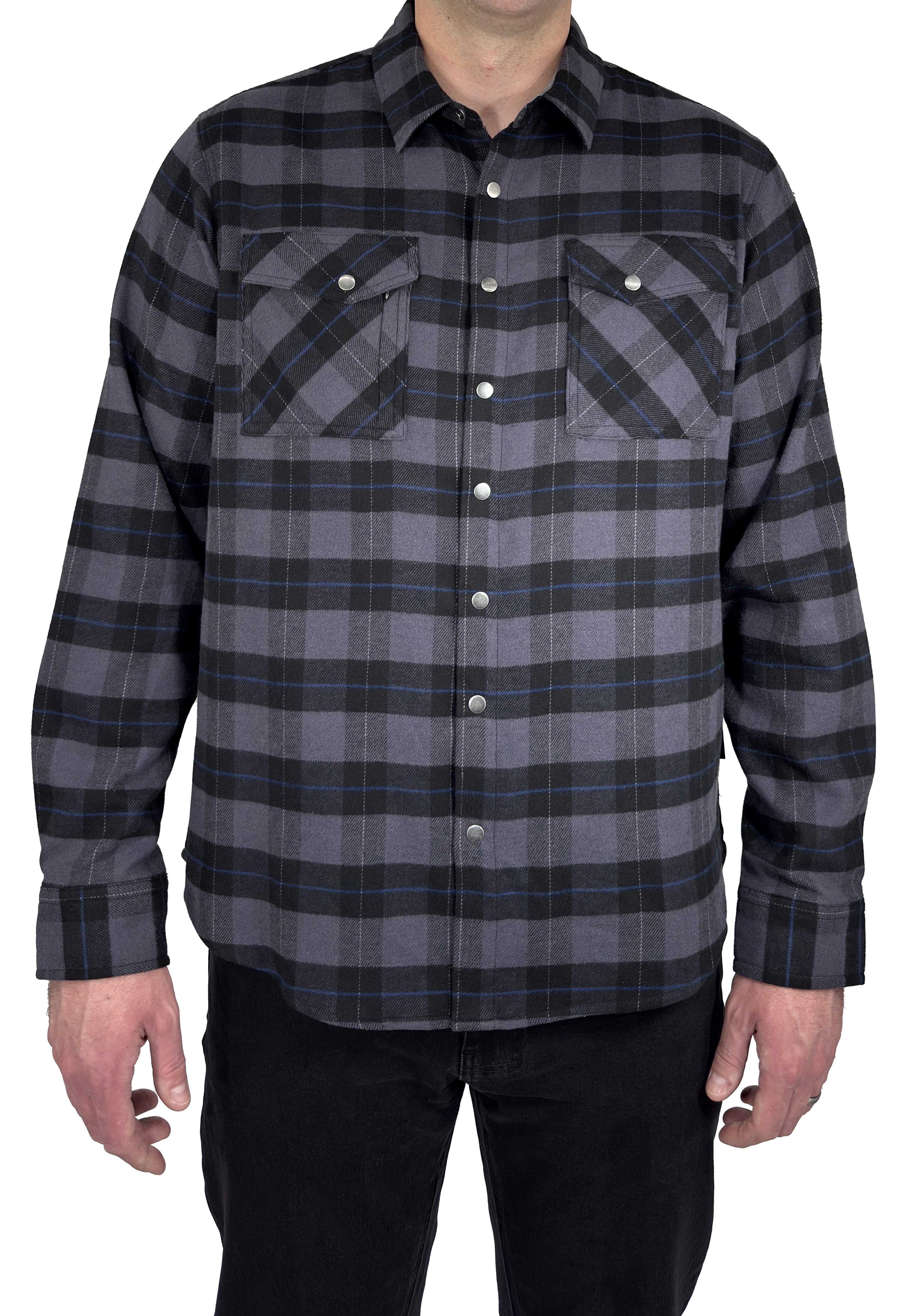 LA Police Gear Atlas Long Sleeve Tactical CCW Flannel Shirt