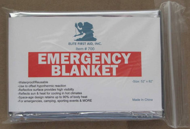 Elite First Aid Inc SilverSilver Emergency Blanket