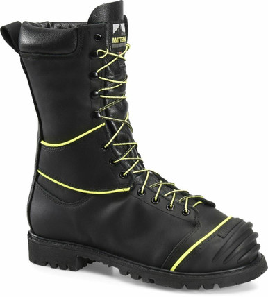 Matterhorn Men's 10" Waterproof Lace to Toe Insulated Internal Metguard Klondike Steel Toe Boot | Black | 7.5-Standard | Leather/Rubber