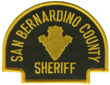 Heros Pride San Bernadino County Sheriff Shoulder Patch Green