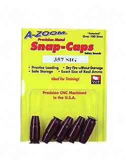 A-Zoom Snap Caps 357 Sig 5/Pack 15159