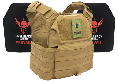 Shellback Tactical Patriot Active Shooter Kit with Level IV Plates Multicam Nylon