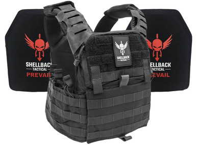 Shellback Tactical Banshee Elite 20 Active Shooter Kit with IV Plates Coyote Nylon