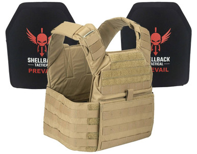 Shellback Tactical Banshee Active Shooter Kit with IV Plates Coyote