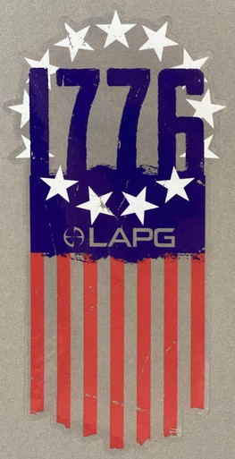 LA Police Gear 1776 56inch x 28inch Sticker