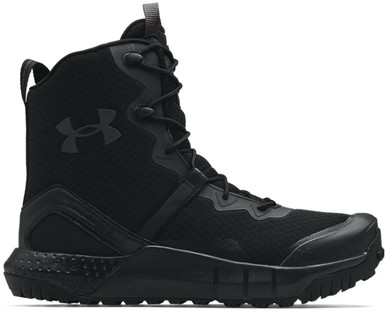 Under Armour Men's Micro G Valsetz Zip Tactical Boot | Black | 14-Standard | Leather/Rubber | LAPoliceGear.com