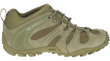 Merrell Men's Cham 8 Stretch Tactical Shoe Dark Olive | 14-Standard | Nylon | LAPoliceGear.com