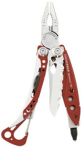 Leatherman Skeletool RX Multi-Tool | Red | Leather/Stainless Steel | LAPoliceGear.com