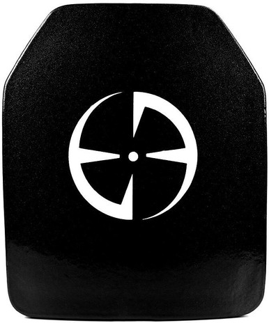 LA Police Gear Level IV 10" x 12" Ceramic Multi-Curve Ballistic Armor Rifle Plate
