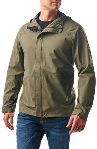 Cycling Rain Jacket Gray Men's