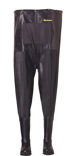 Cuissardes LaCrosse ZXT Insulator - Caoutchouc Noir - Taille 10 - Embout Acier - Modèle 191300