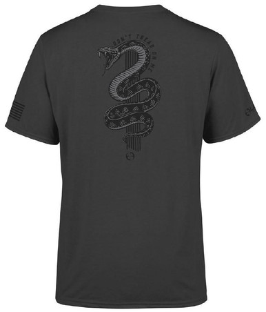 LAPG Men's Don't Tread On Me Blackout Graphic Tee