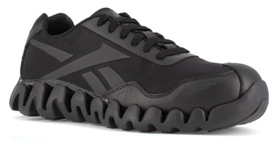 Reebok Women's Black Zig Pulse Athletic Comp Toe Work Shoe