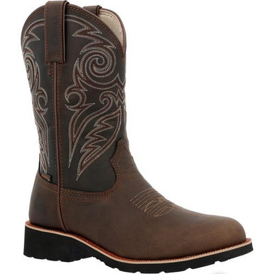 Rocky Waterproof Steel Toe Boots Size 13W  P168855 12\
