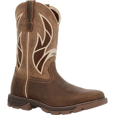 Georgia Boot GB00703 Carbo-Tec FLX Men's 11 Inch Pull-on Work Boot