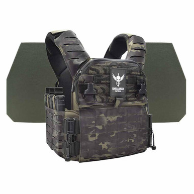 2 Tact Shellback Tactical Banshee Elite 3.0 Active Shooter Kit with Level IV ...