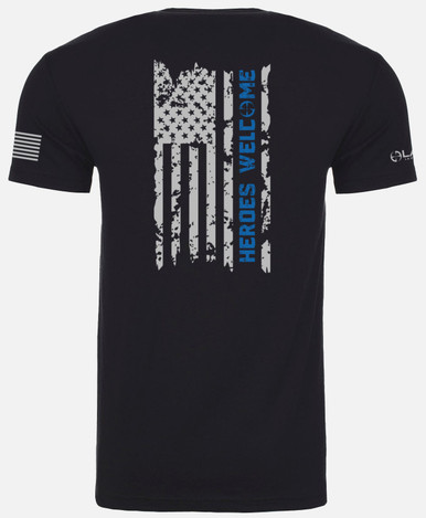 LA Police Gear Heroes Welcome™ Flag Shirt