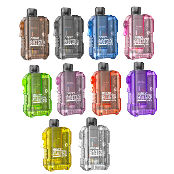 Aspire Gotek X Kit + Extra 4.5ML Pod + 2x 10ML E-Liquids