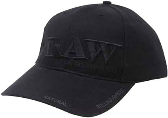 RAW Black Classic Snapback With Poker