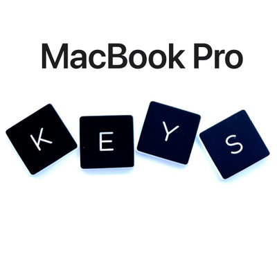 Apple Black Macbook Replacement Laptop Keys
