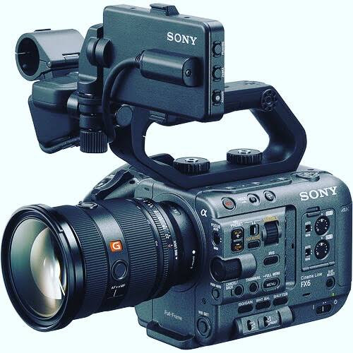 Fx6 Camera Fx6 Lenses Sony FX6 Full Frame E EF PL Cinema Camera