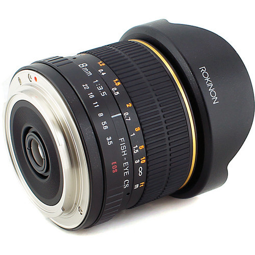 Rokinon 8mm f/3.5 Fisheye Lens for Nikon F | Ultra-Wide Creative