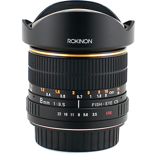 Rokinon 8mm f/3.5 Fisheye Lens for Canon EF | Ultra-Wide Creative