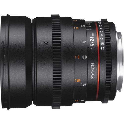 Rokinon 24mm T1.5 Cine DS Lens for Canon EF Mount | MojoComputers USA Rokinon 24mm T1.5 Cine DS Lens for Canon EF Mount | MojoComputers USA