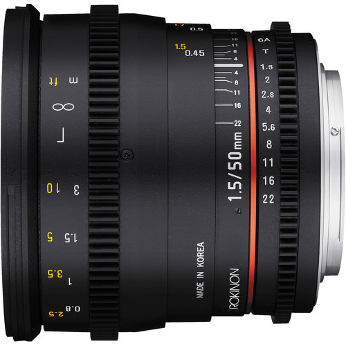 Rokinon 50mm T1.5 AS UMC Cine DS Lens for Sony E-Mount | MojoComputers Rokinon 50mm T1.5 AS UMC Cine DS Lens for Sony E-Mount | MojoComputers