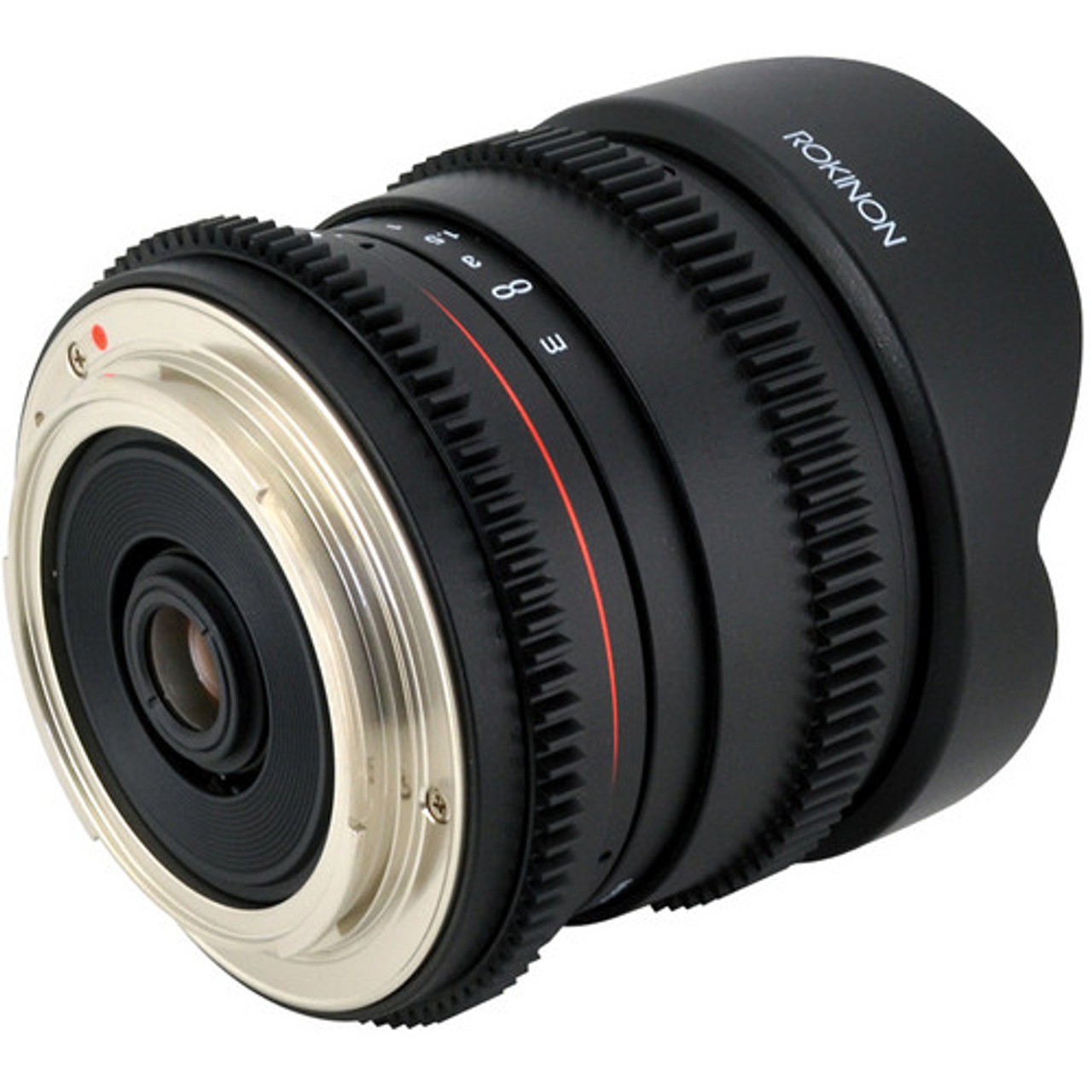 レンズ(単焦点) Rokinon 8mm T/3.8 Fisheye Cine Lens with Removable Hood for Nikon F Rokinon 8mm T/3.8 Fisheye Cine Lens For Canon | Order Online