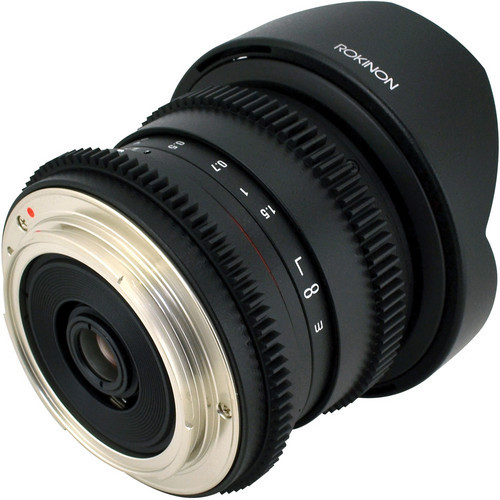 レンズ(単焦点) Rokinon 8mm T/3.8 Fisheye Cine Lens with Removable Hood for Nikon F Rokinon 8mm T3.8 Fisheye Cine Lens for Canon | MojoComputers