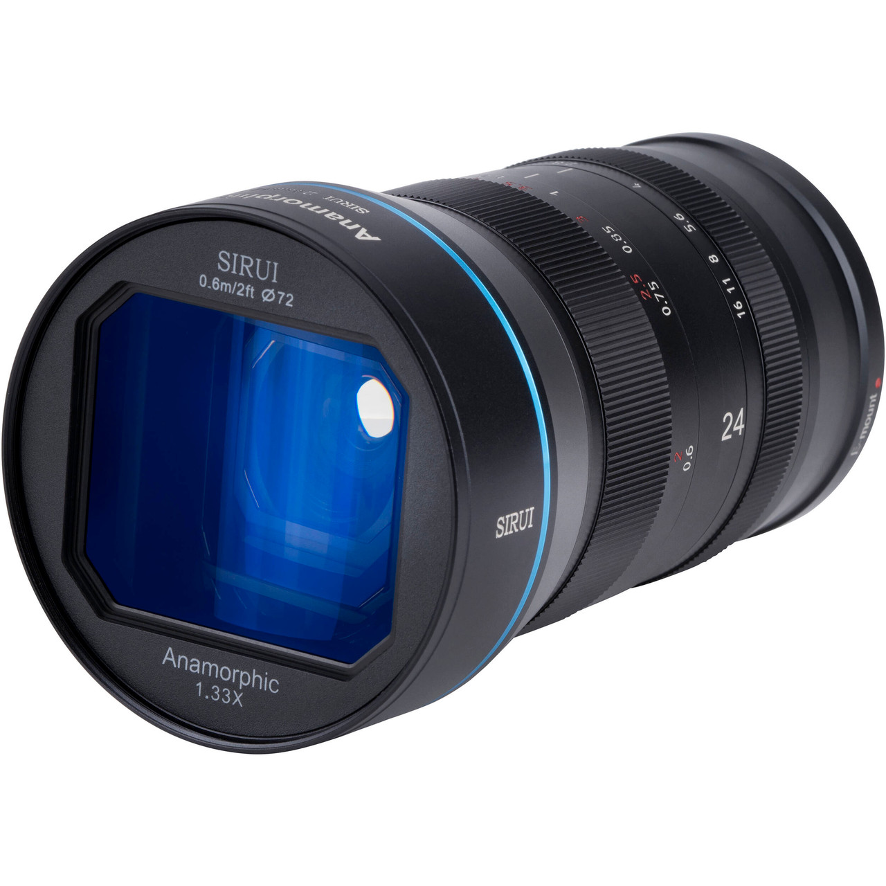 Sirui 24mm f/2.8 Anamorphic 1.33x Lens | Wide-Angle Cine Lens for