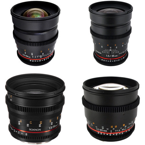 Rokinon T1.5 Cine Lens Bundle for Canon EF-Mount