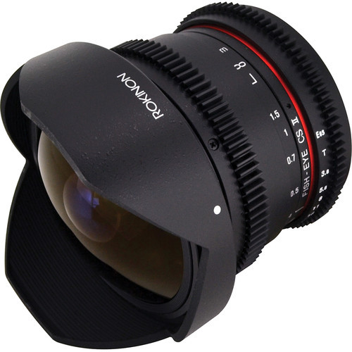 Rokinon 8?mm T / 3.8魚眼レンズCineレンズwith Removable Hood for Sony E Rokinon 8mm T/3.8 Fisheye Cine Lens for Sony E RK8MV-NEX B&H